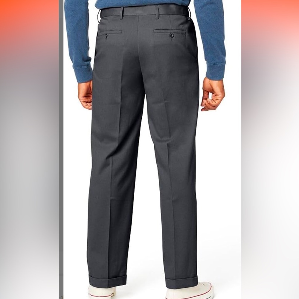 Men’s Dockers relaxed fit waterless travel ready pants slacks 40 waist 34 long - Picture 2 of 7